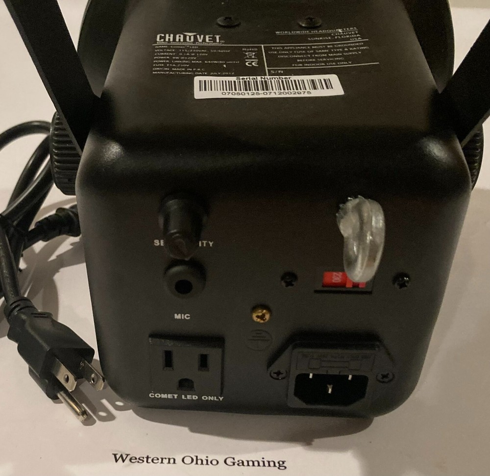 Chauvet Comet Quad Colored LED DJ Light USED READ