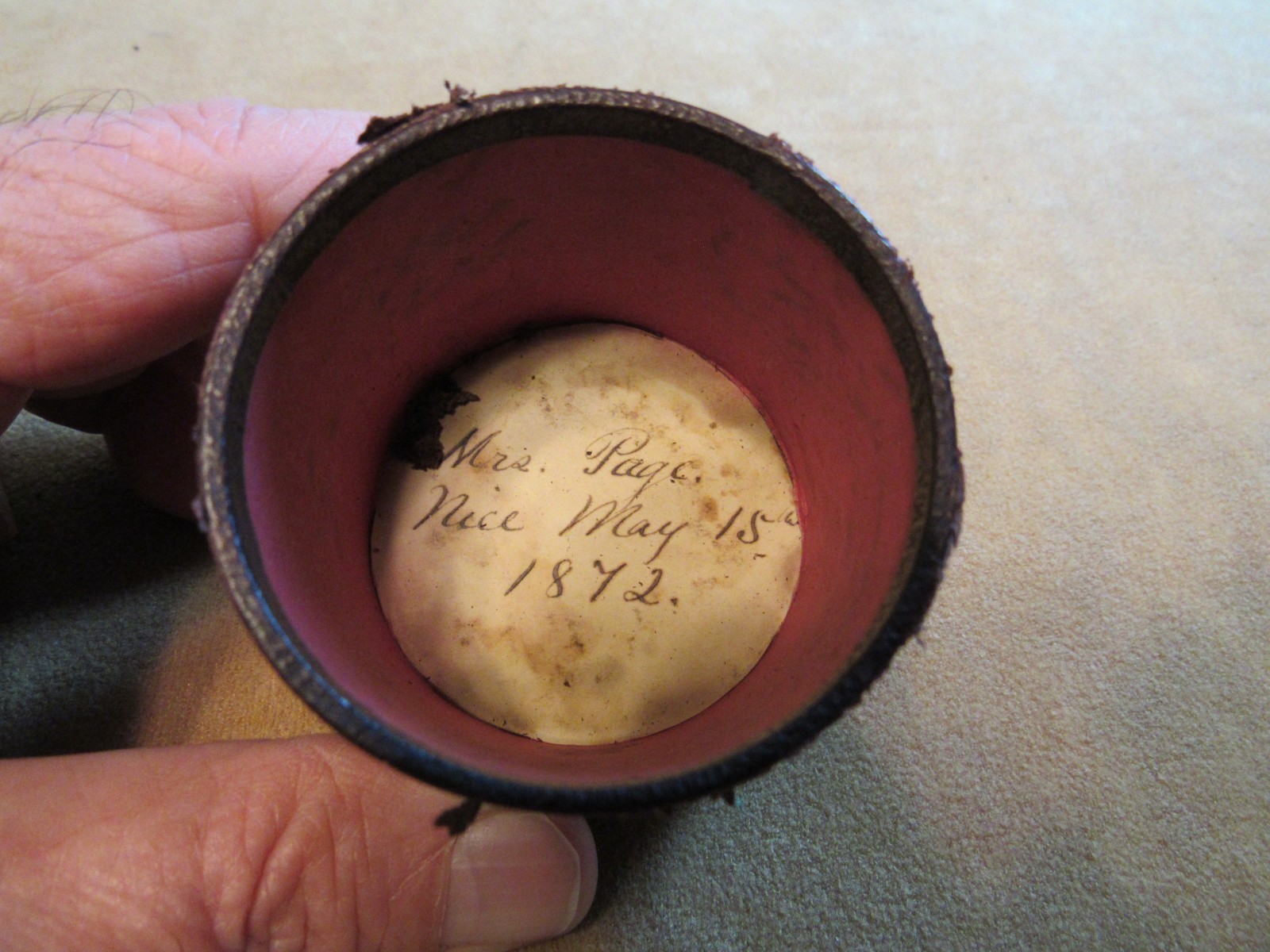 Indian Wars ID'd Medicine Cases 7th Cavalry Soldier Fort Meade Dakota Territory