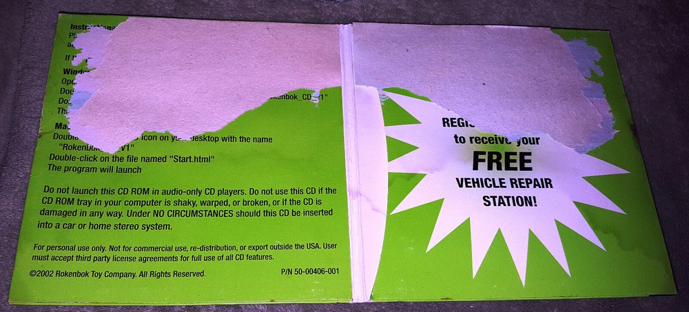 Rokenbok Vol Volume 2 CD Virtual Reality Game Collection PC Computer Software