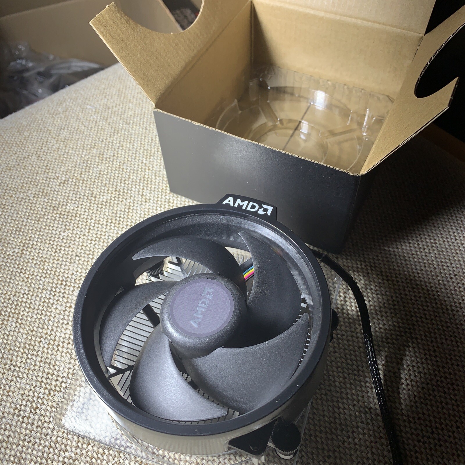 (New) Original AMD Wraith Stealth Stock CPU Cooler Socket AM4 AM5