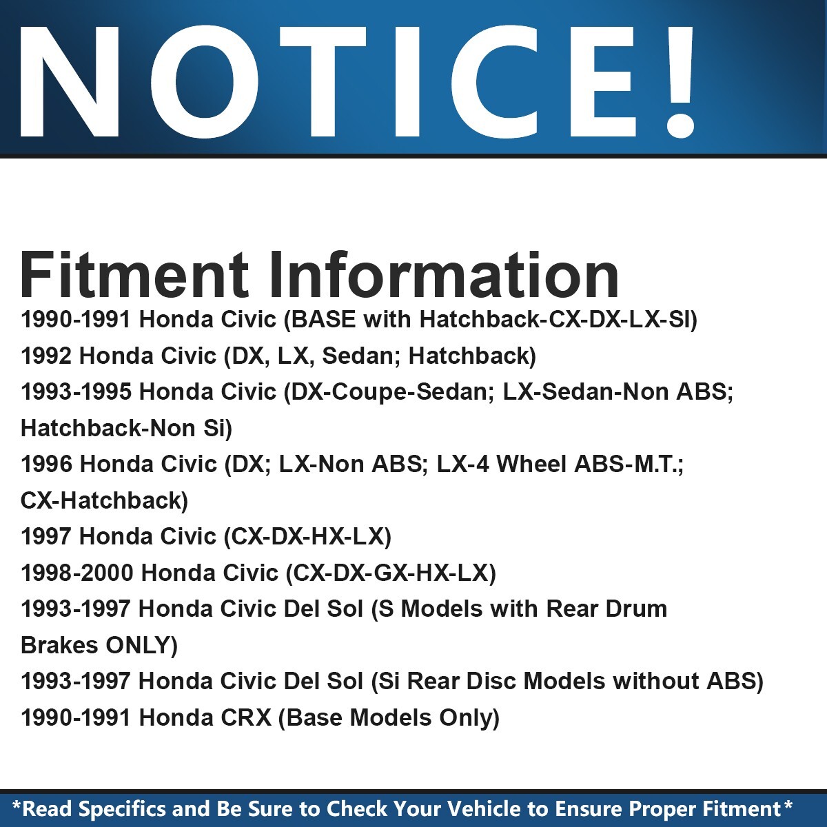 Front Drilled & Slotted Rotors + Brake Pads for Honda Civic del Sol Civic CRX