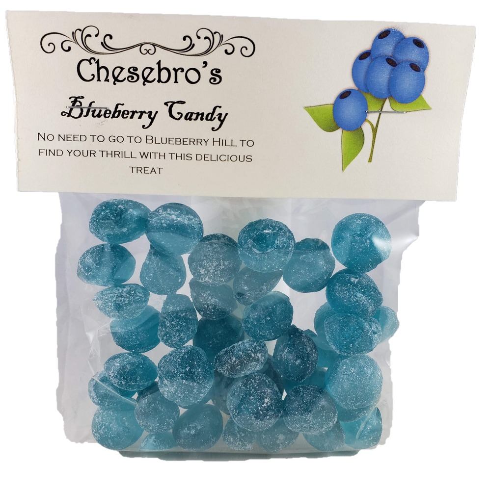 Blueberry Hard Candy Drops 4.5 Ounces