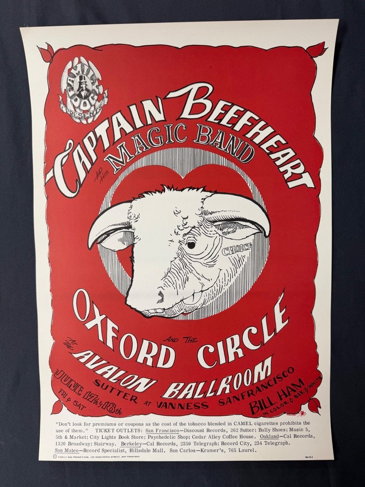 AVALON BALLROOM FD 13  poster MINT