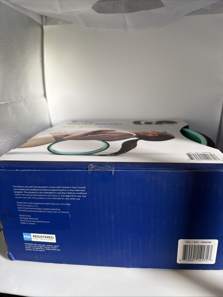 Chirp Relief Wheel Foam Rollers Back. Read