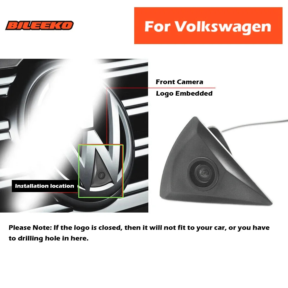 Car Front View Camera Logo Embeded Camera for Volkswagen