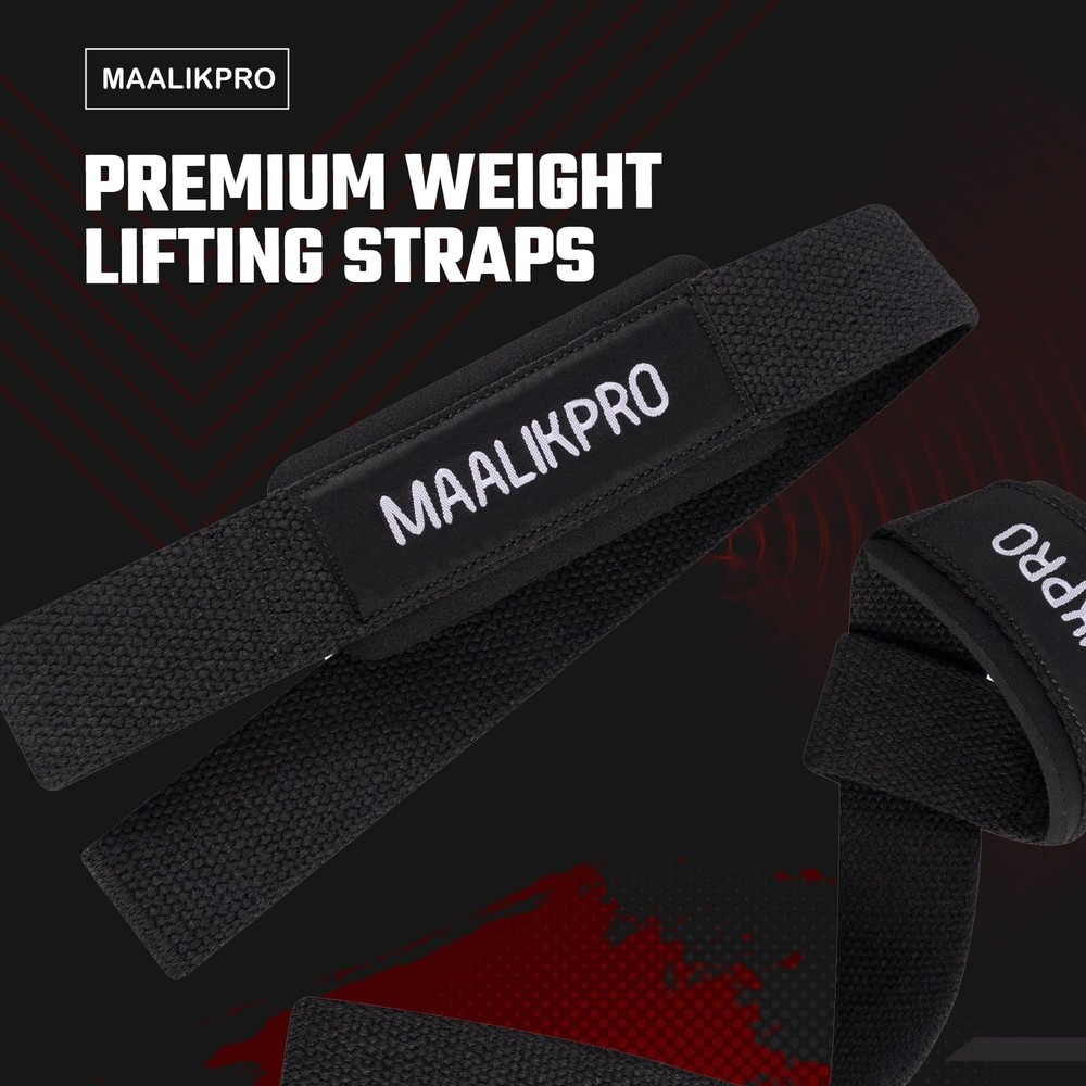 Weight Lifting Straps | Wrist Lifting Strap Black