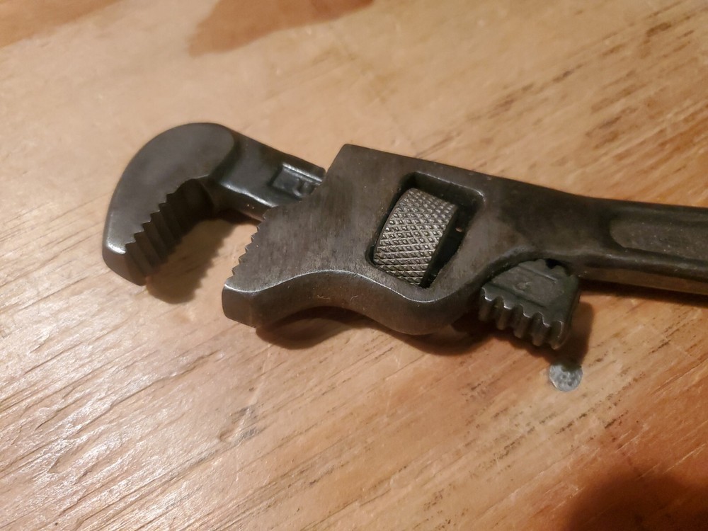 Vintage Lawson 8 Inch Offset Pipe Wrench