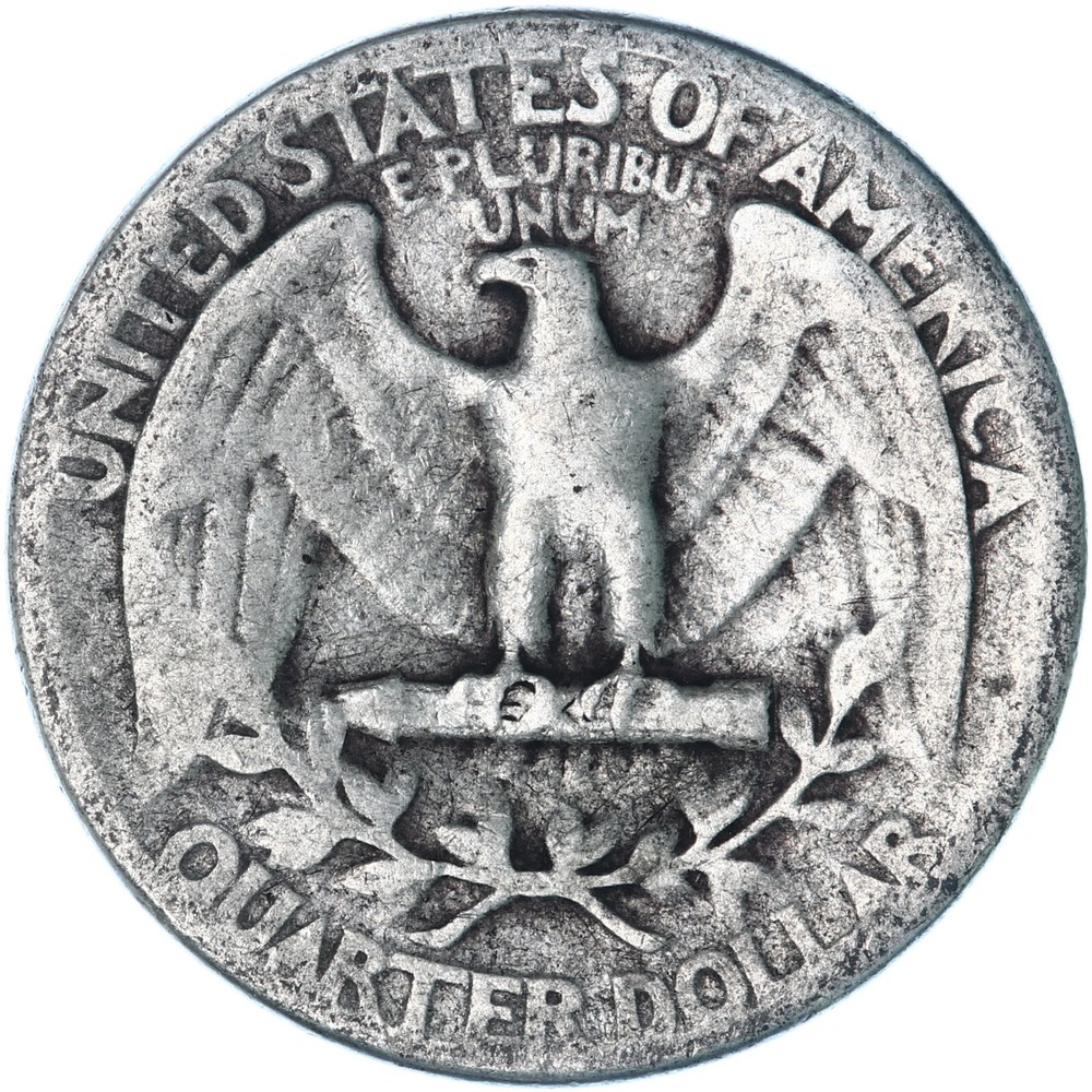 1943 (P) Washington Quarter 90% Silver Good GD