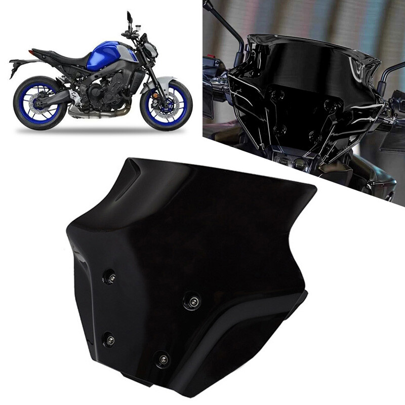 Motorcycle Windshield Wind Deflector With Bracket For Yamaha MT-09 SP 2024
