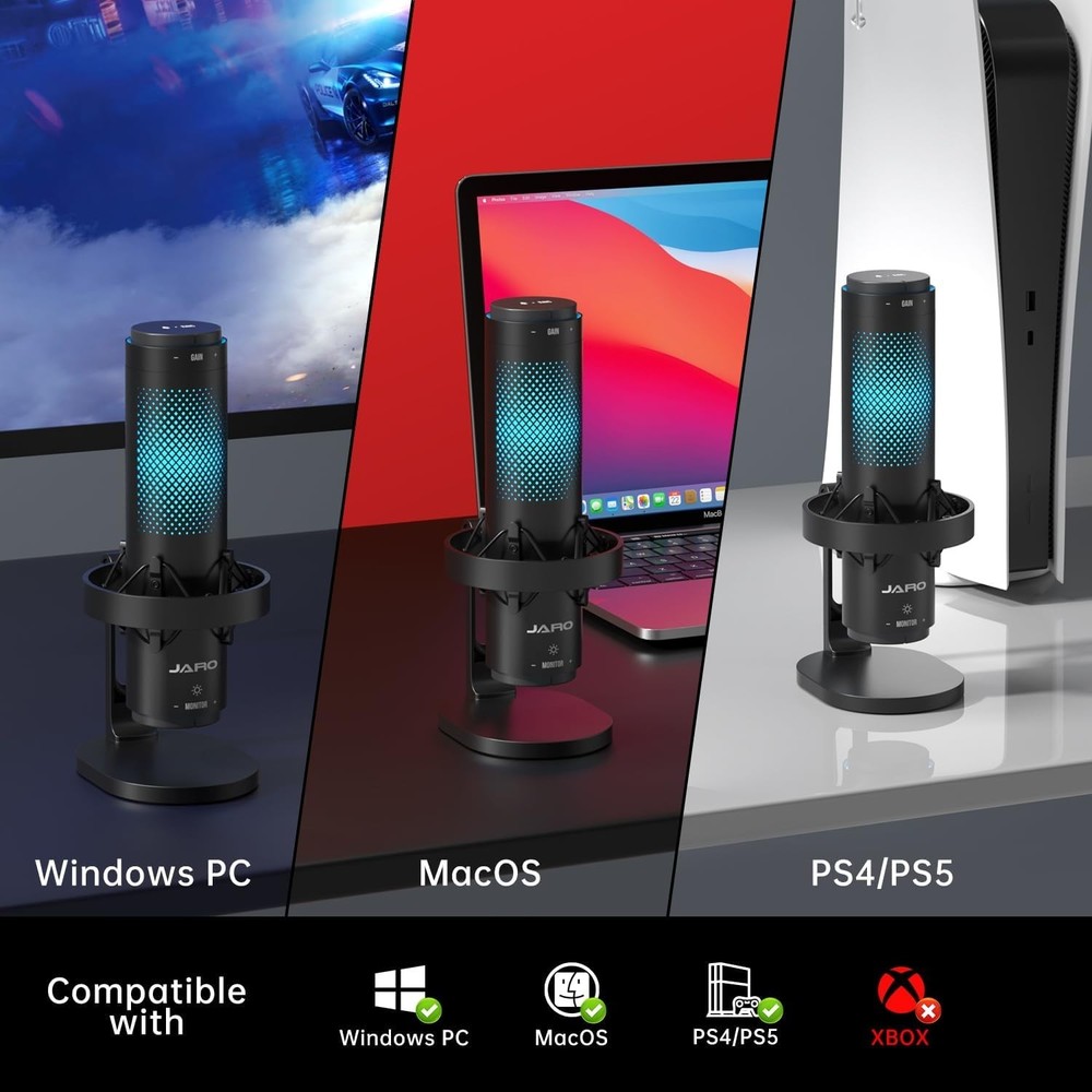 JARO USB Multi-Polar Pattern Condenser Microphone T35-3