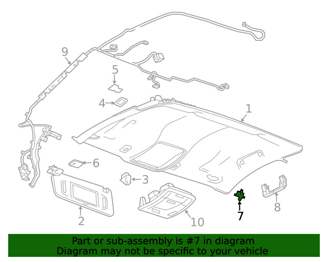 Genuine GM Shale Coat Hook 23299837