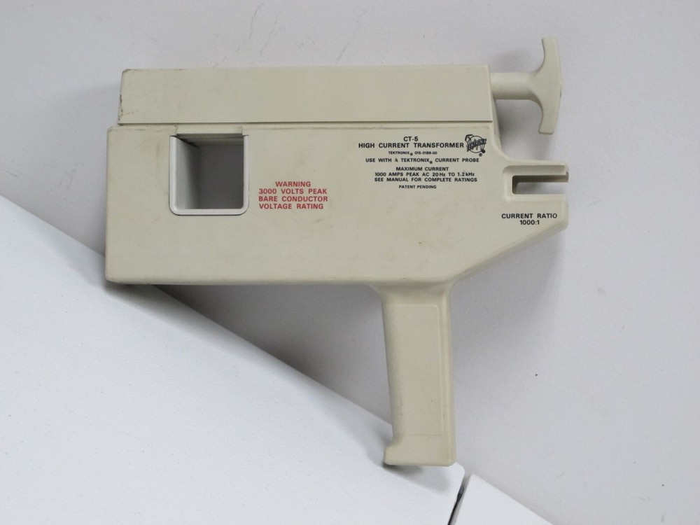 TEKTRONIX CT-5 HIGH CURRENT TRANSFORMER,AMP PROBE,USED