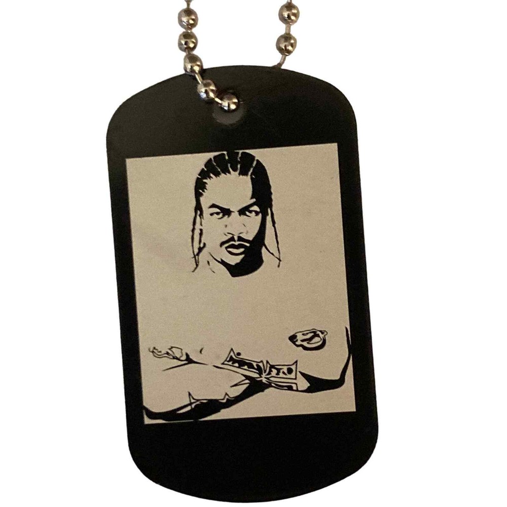 Xzibit Engraved Pendant With Necklace