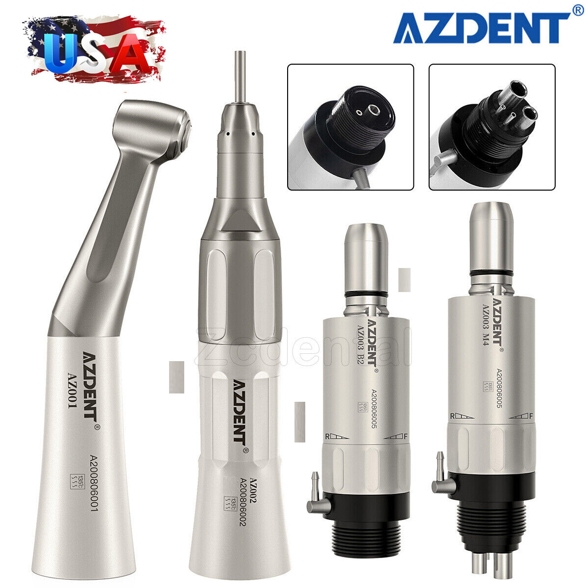 Joydental Dental Slow Low Speed Handpiece 2/4H Air Motor Straight Contra Angle