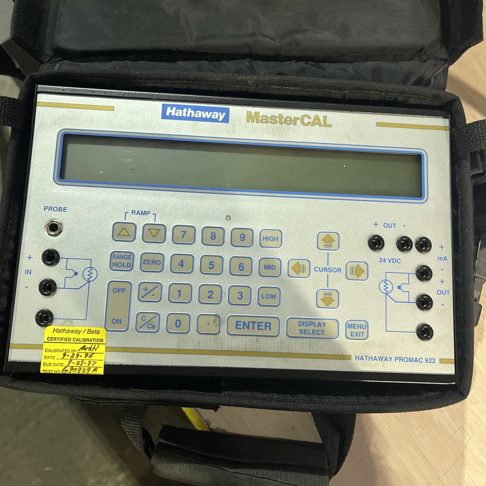 HATHAWAY DHT-920-CA MASTERCAL PROMAC CALIBRATION SYSTEM