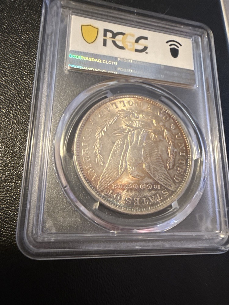 🪙 1889 Morgan Silver Dollar (PCGS MS63) – Peripheral Toning