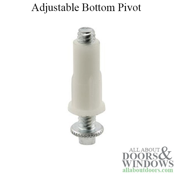 Bi-Fold Door Bottom Pivot 3/8 Inch Diameter Adjustable