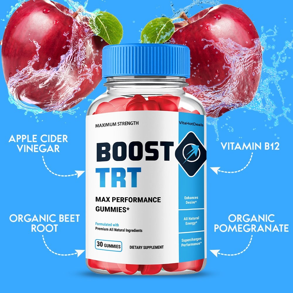 Boost TRT Gummies, Max Strength All Natural Supplement BoostTRT (2 Pack)