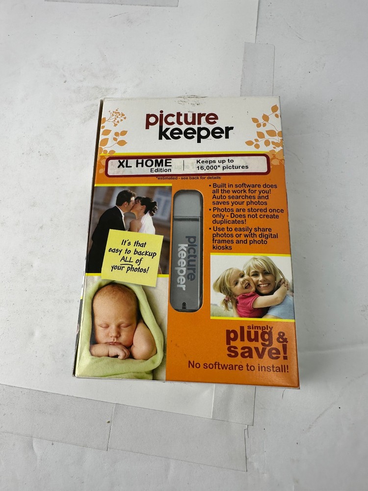 New Picture Keeper 16gb Storage System PK16 Includes Software