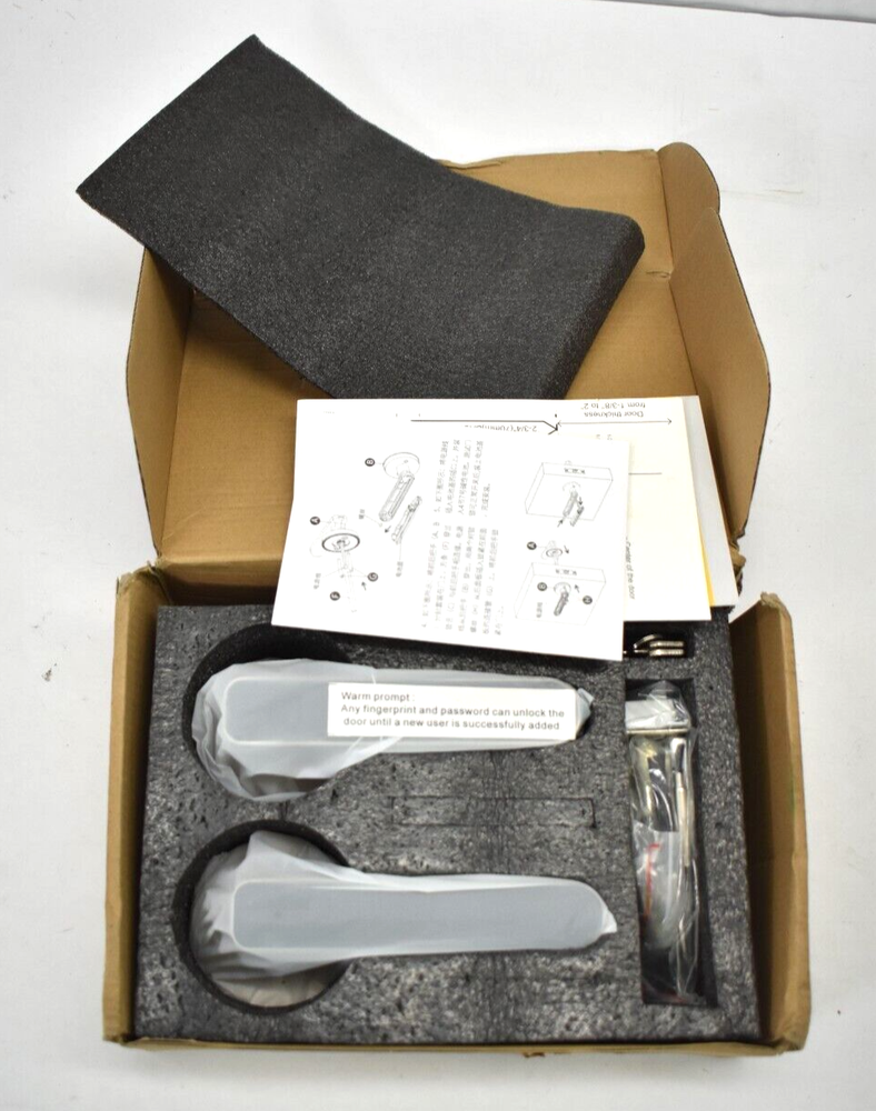 OFFTV Fingerprint Door Lock Smart Code Biometric Security w Passcode Keypad