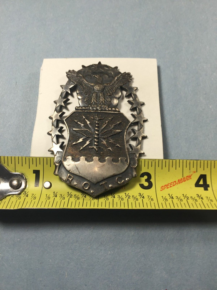 USAF - ROTC Hat Badge Metal, screw back