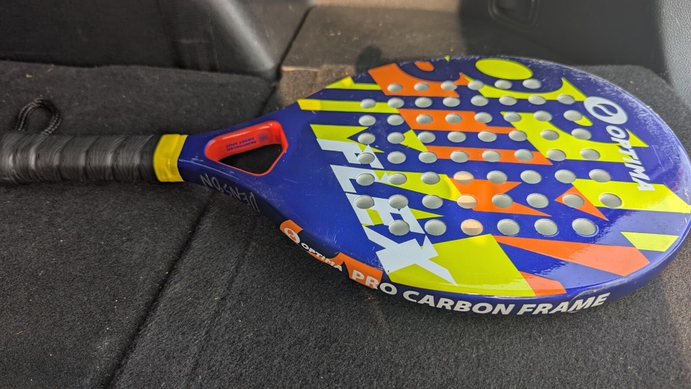 Optima Flex Carbon Pickleball Platform Tennis Paddle Paddle Racket