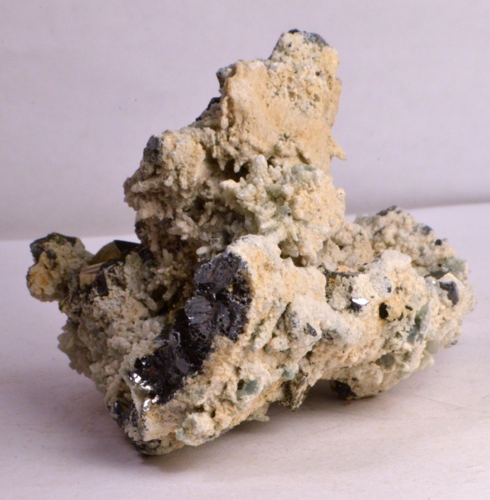 #8542 Sphalerite, Calcite, Pyrite - Bulgaria