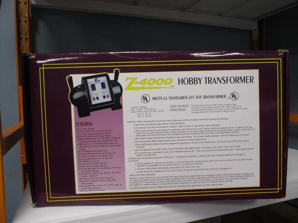 MTH Z-4000 Hobby Transformer