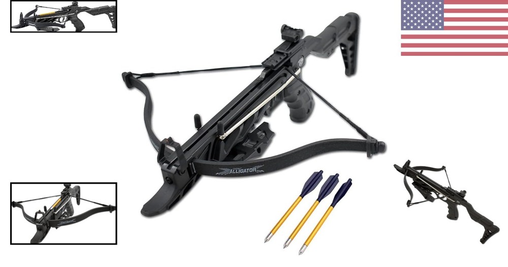 Cobra System Self-Cocking Tactical Crossbow 80 lbs 225 FPS for Efficient Hunting