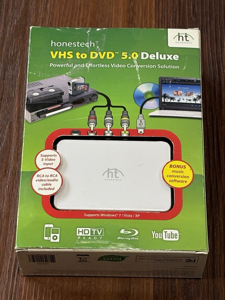 Honestech VHS to DVD 5.0 Deluxe Powerful & Effortless Video Conversion Solution