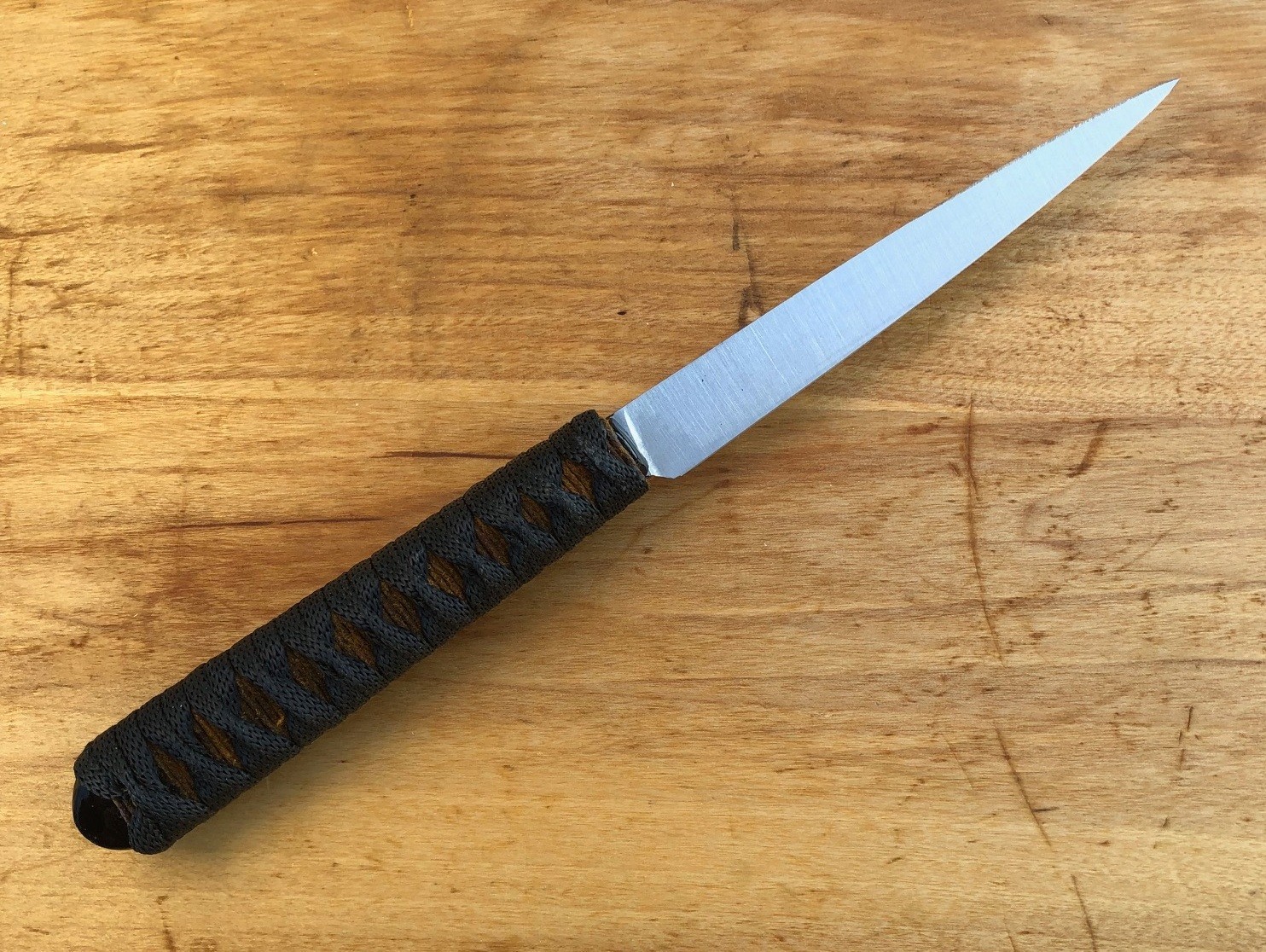 BGS Customized Blade VERDIER 'PERFORATOR' knife EDC Dk Nat/Bk NOT Ed's Manifesto