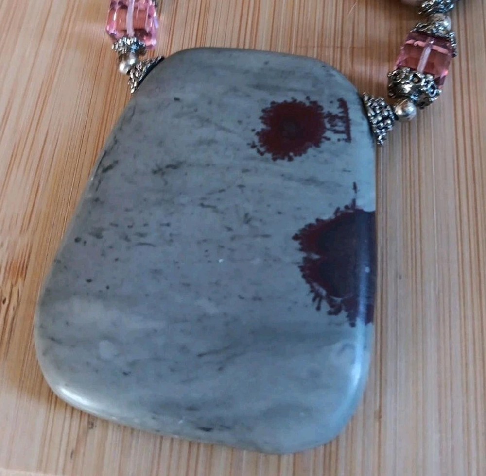 Most Unique Leopard Jasper Necklace