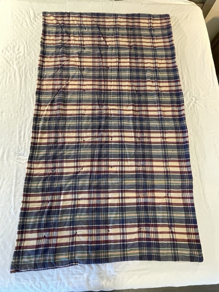 Handmade Patchwork Quilt Throw Lap Blanket Cotton Flannel Mixed Fabric 40x70