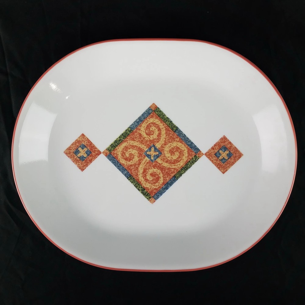Corelle (Corning) SAND ART Oval Serving Platter