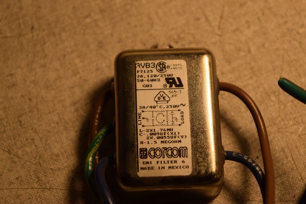 Corcom 3VB3 EMI Filter Lot of 3