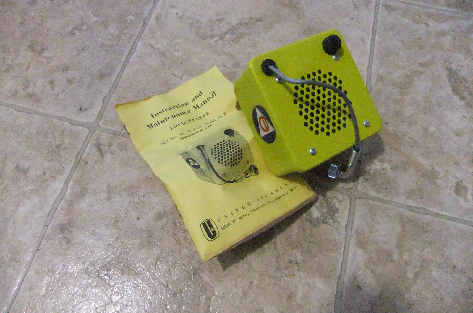 Blemished!! CDV-705 Loud Speaker and Extras!! For CDV-700 Geiger Counters!!