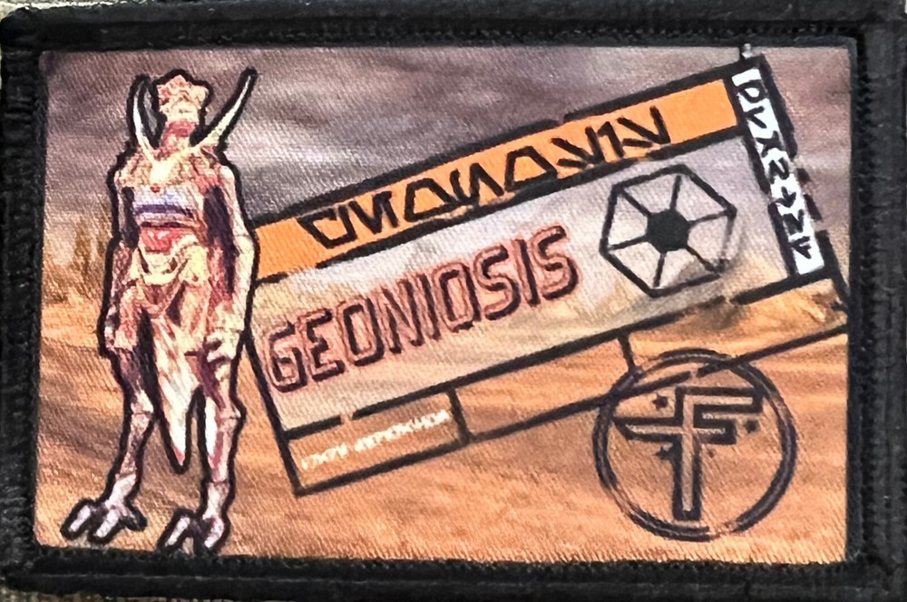 Star Wars Mos Eisley Spaceport Cantina Sign Morale Patch.
