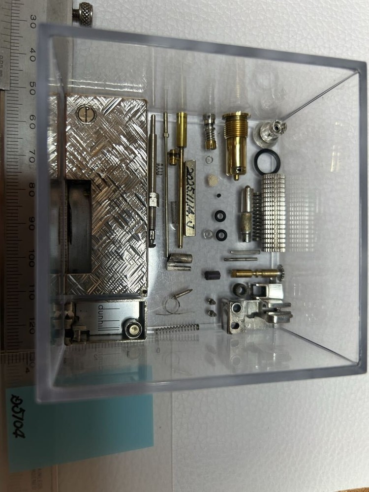Overhauled Dunhill Rollagas lighter Silver d mark without box