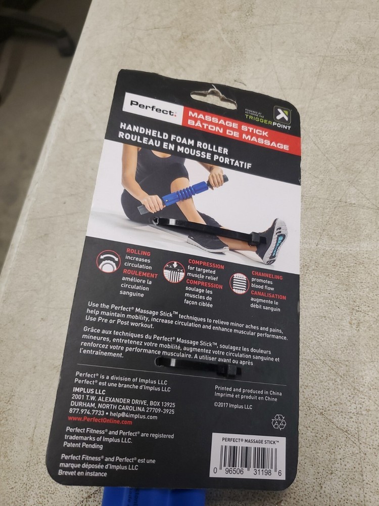 Perfect Massage Rotating Stick Roller/Trigger Point Performance Therapy 20"