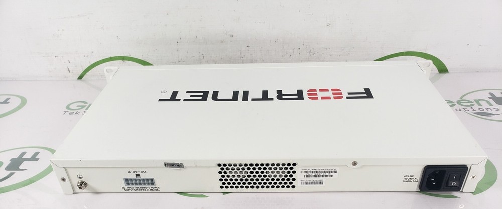 Fortinet FortiGate FG-100E Next Gen Network Security Firewall Appliance
