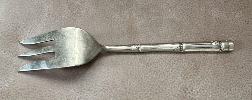 Vintage Brass Detailed Salad Fork