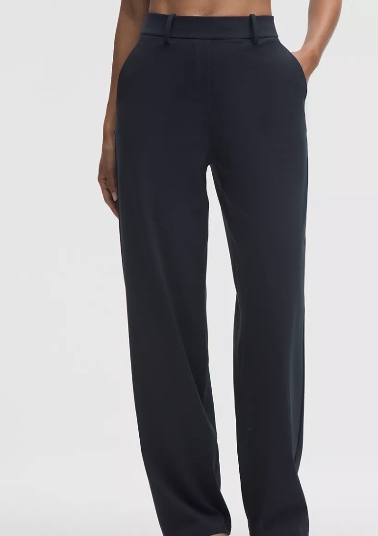 Lululemon Daydrift High-Rise Straight-Leg Trouser Regular Size M Trye Navy