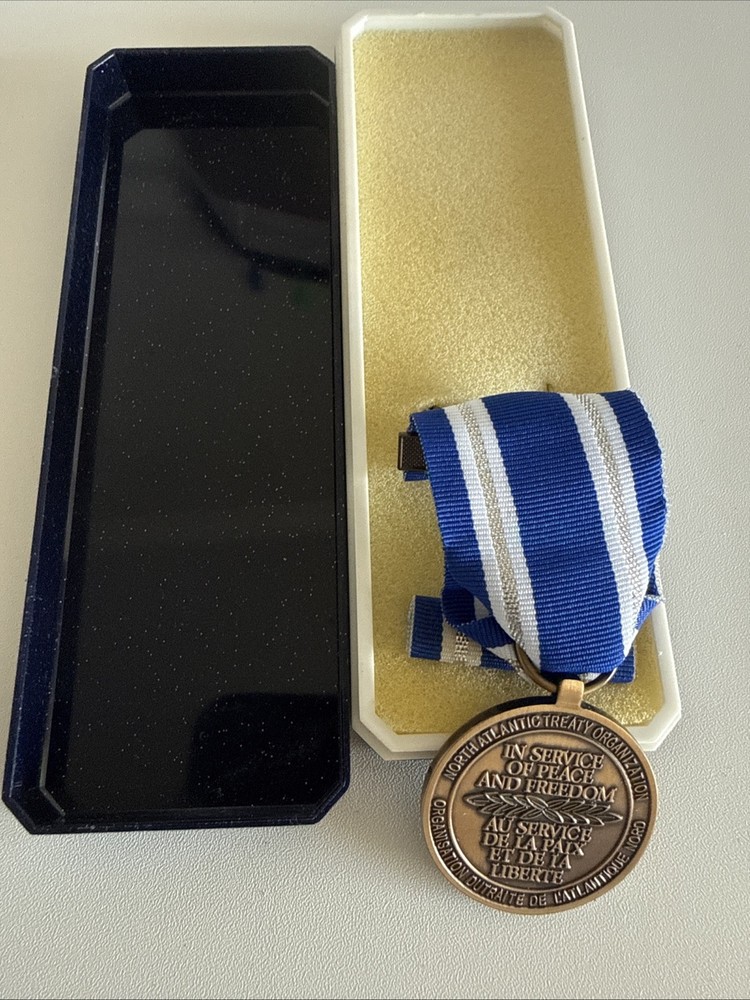 NATO Non Article 5 ISAF Boxed Medal
