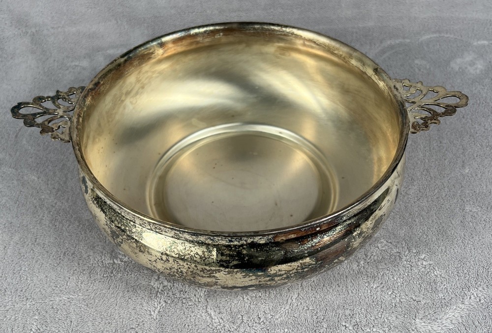 The Sheffield Silver Co Silver 8 1/4" Serving Tray 1126