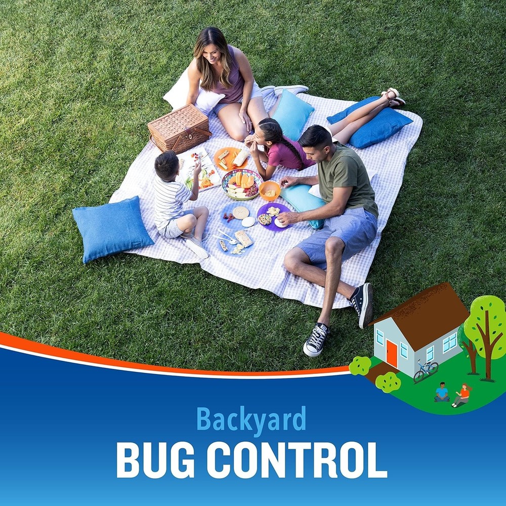 Cutter Backyard Bug Control - 64oz Total Spray for Mosquitoes, Ants & Fleas