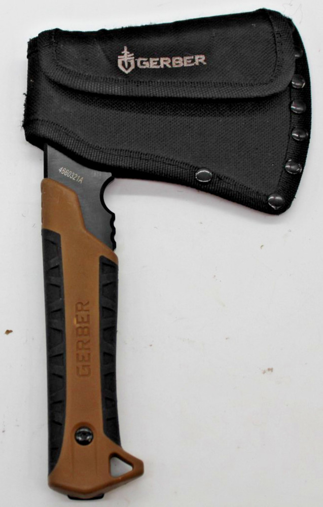 Gerber Pack Hatchet Flat Brown Axe 4661020A With Black Sheath