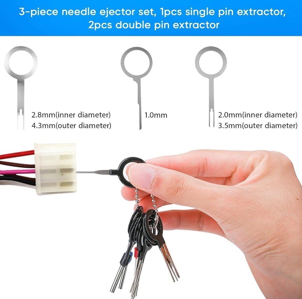 Terminal Pin Removal Tool Kit 82 Pcs Tool Set Wire Terminal Release