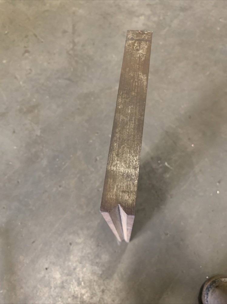 18.25” V Bottom Die Press Brake Tooling Used