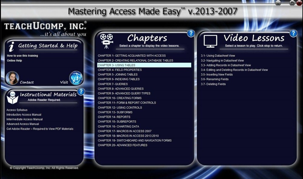 Learn Microsoft ACCESS 2013/2010 Training Tutorial DVD-ROM Course 111 Lessons