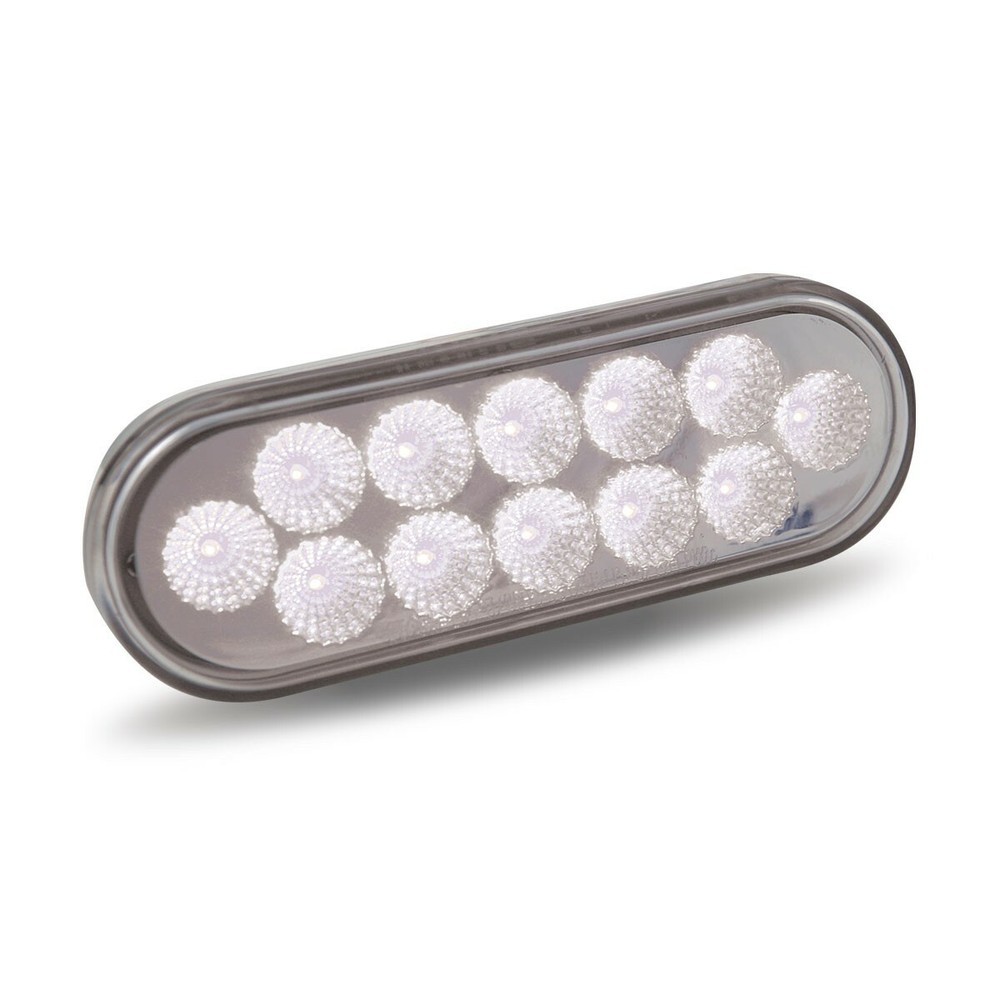 Dual Function Oval Amber Turn Signal and White Back-up LED Light
